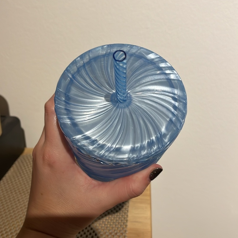 Light Blue Starbucks Tumbler - Picture 2 of 2